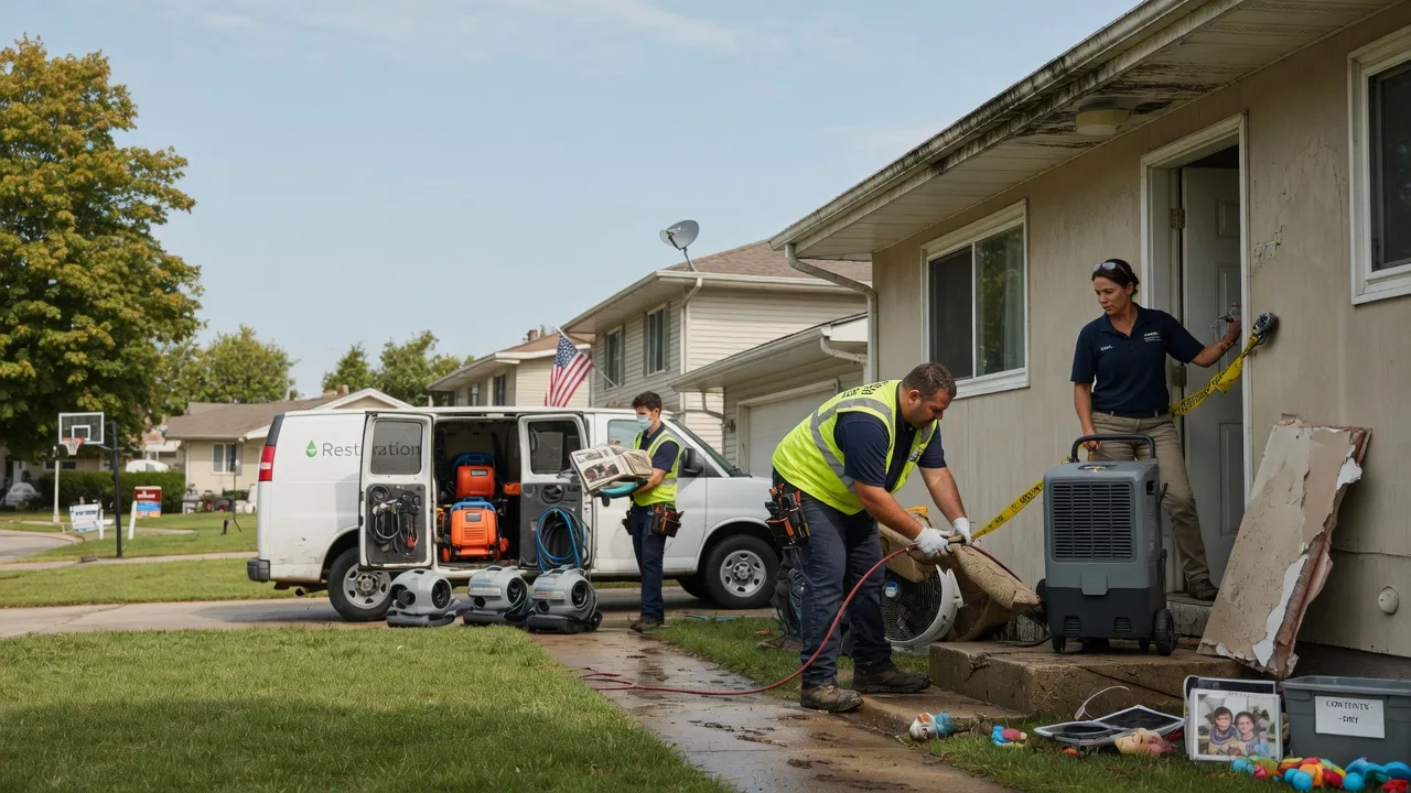 Water Damage Restoration in Universal, IN near me
